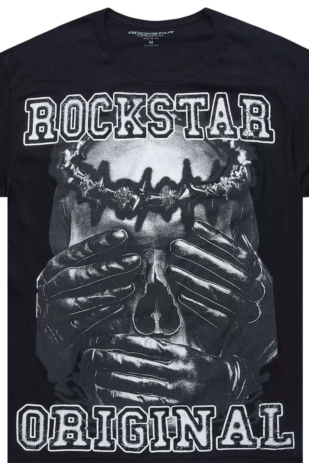 Eden Black Oversized Graphic T-Shirt