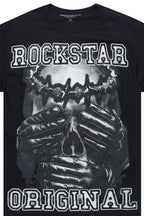 Eden Black Oversized Graphic T-Shirt