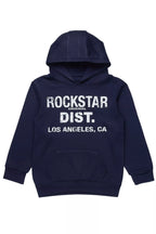 Boys Koen Navy/White Graphic Hoodie