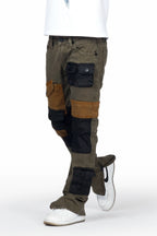 Boys Yasu White T-Shirt/Patch Cargo Jean