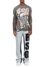 Danby Charcoal Long Sleeve Graphic T-Shirt