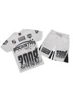 Amos Heather Grey T-Shirt/Short Set