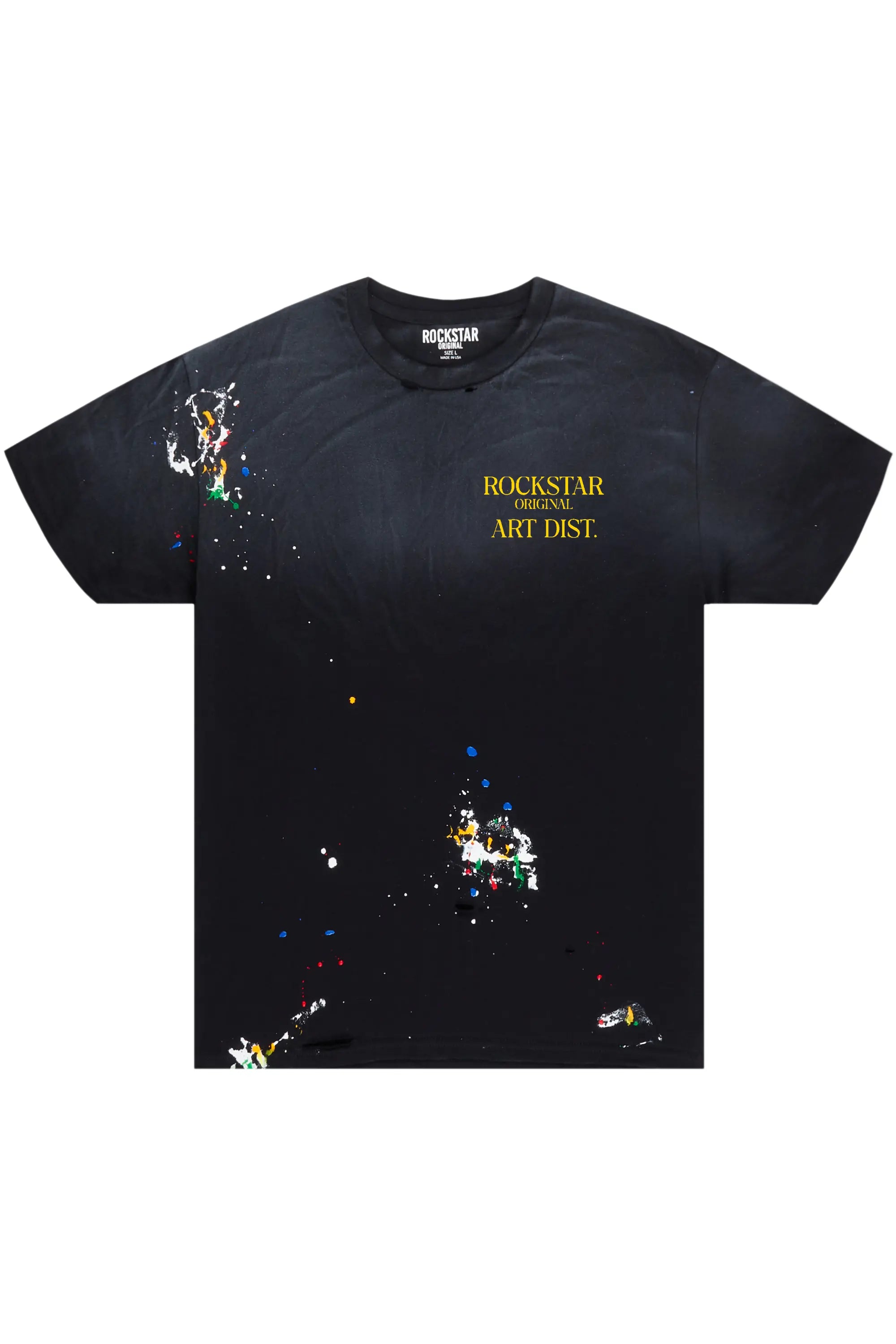 Palmer Black/Yellow Graphic T-Shirt