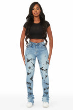 Promise Light Wash Super Stacked Jean