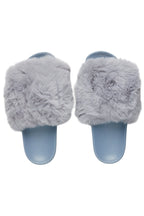 Tatyana Grey Fur Slides