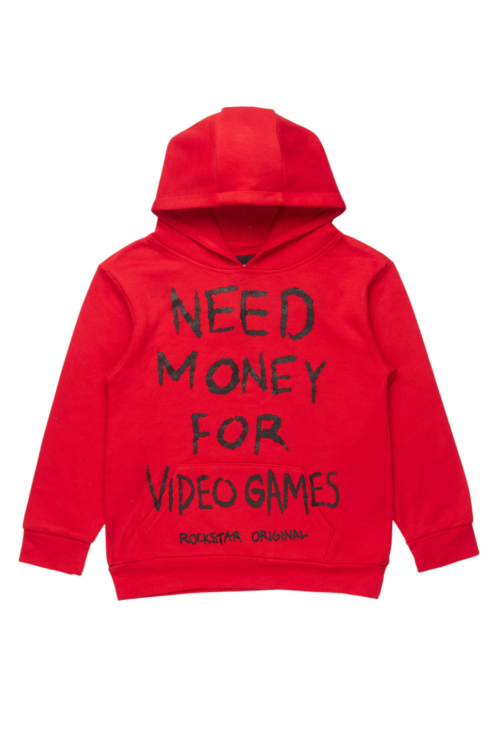 Boys M4 Video Games Red/Black Graphic Hoodie