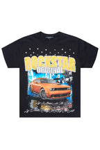 Zerix Black/Multi Oversized Graphic T-Shirt