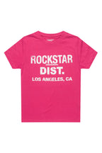 Girls Janny Fuchsia/White Graphic T-Shirt