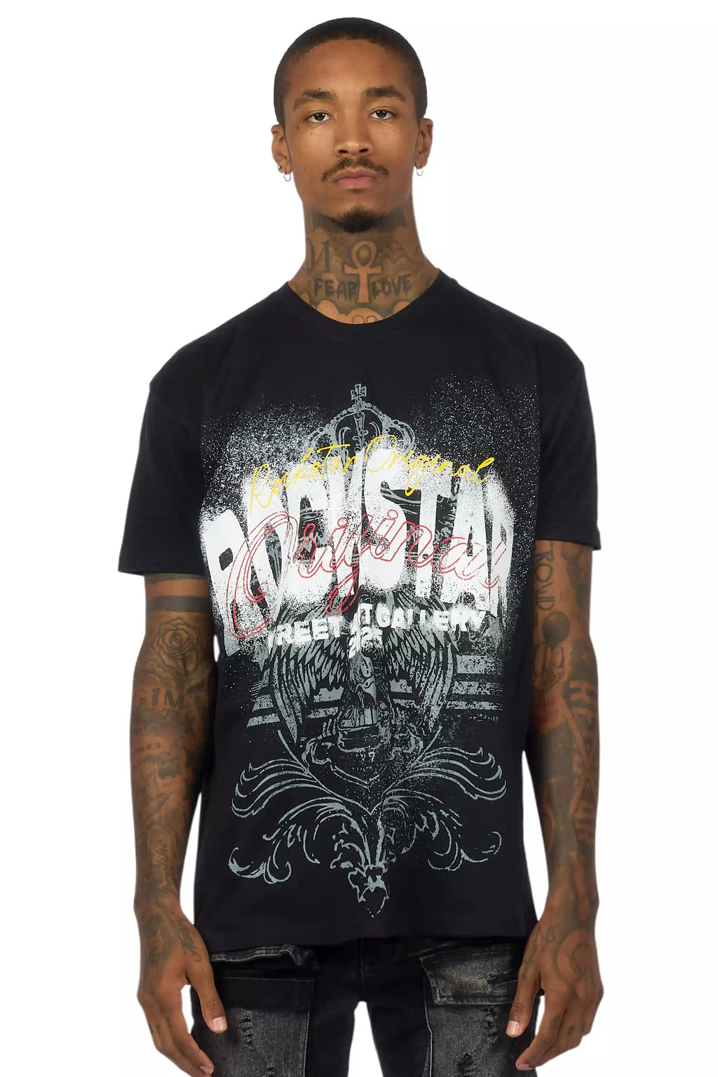 Irix Black Oversized Graphic T-Shirt