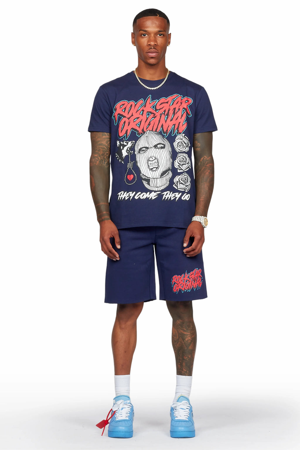 Clava Navy T-Shirt/Short Set