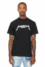 Diogo Black/White Printed T-Shirt
