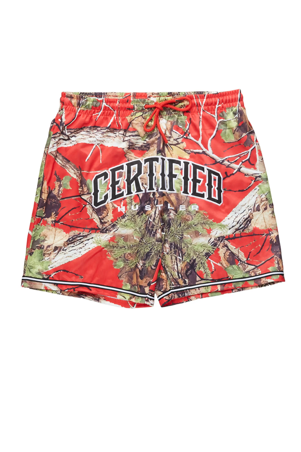 Ceri Red Graphic Short