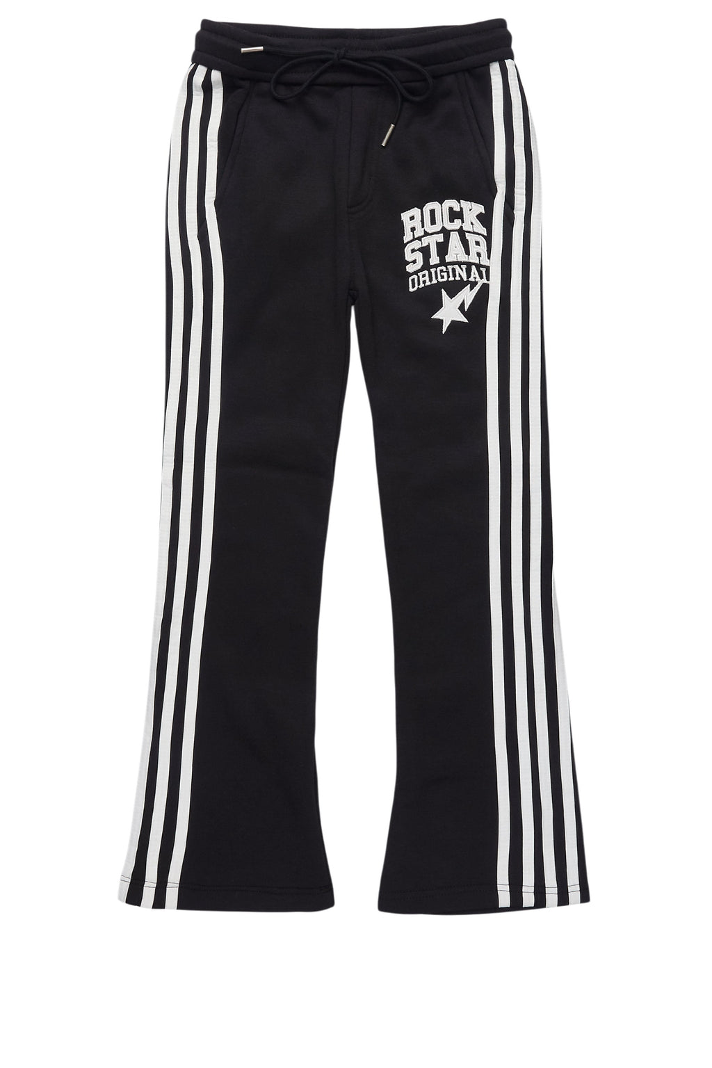 Girls Gerrit  Black  Baggy Stacked Flare Pants