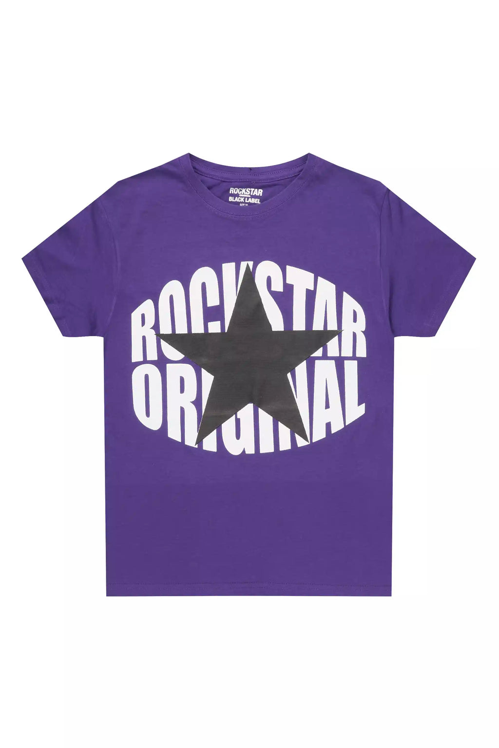 Boys Ezra 2.0 Purple/Black Graphic T-Shirt