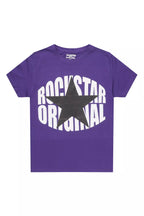 Boys Ezra 2.0 Purple/Black Graphic T-Shirt