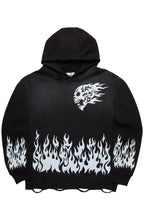 Bubble Black Graphic Hoodie