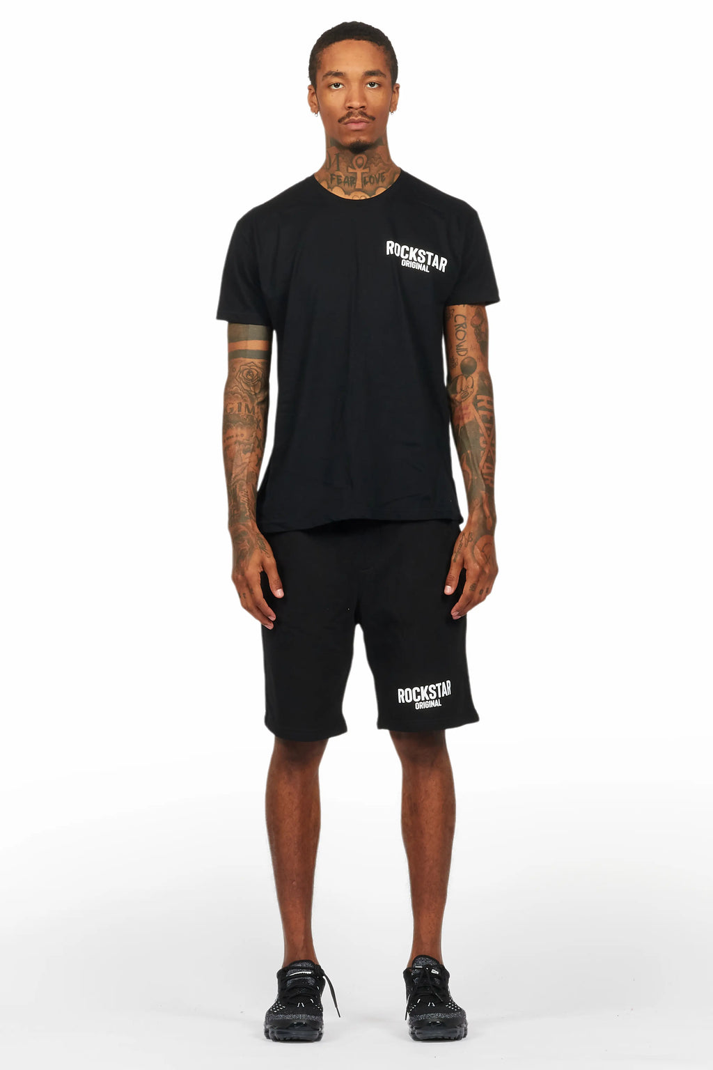 Sana Black/White Short Set