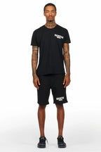 Sana Black/White Short Set