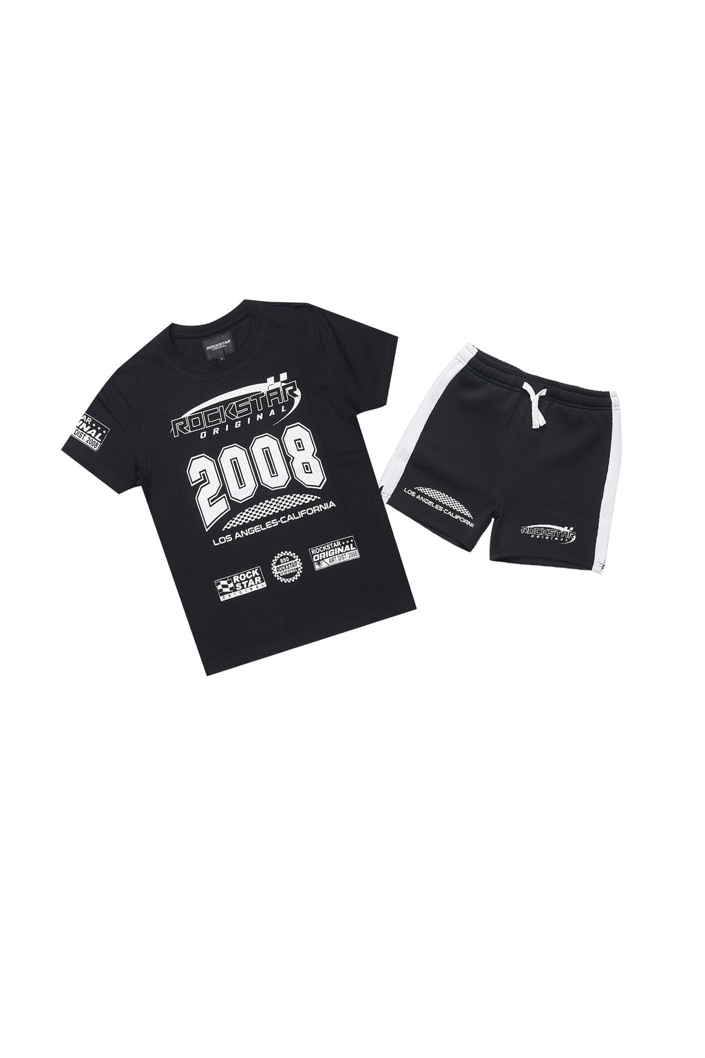 Girls Latonya Black/White Short Set