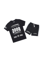 Girls Latonya Black/White Short Set