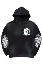 Sebrina Black Graphic Hoodie