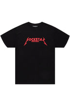 Diogo Black/Red Printed T-Shirt