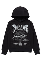 Boys Tally Black Graphic Hoodie