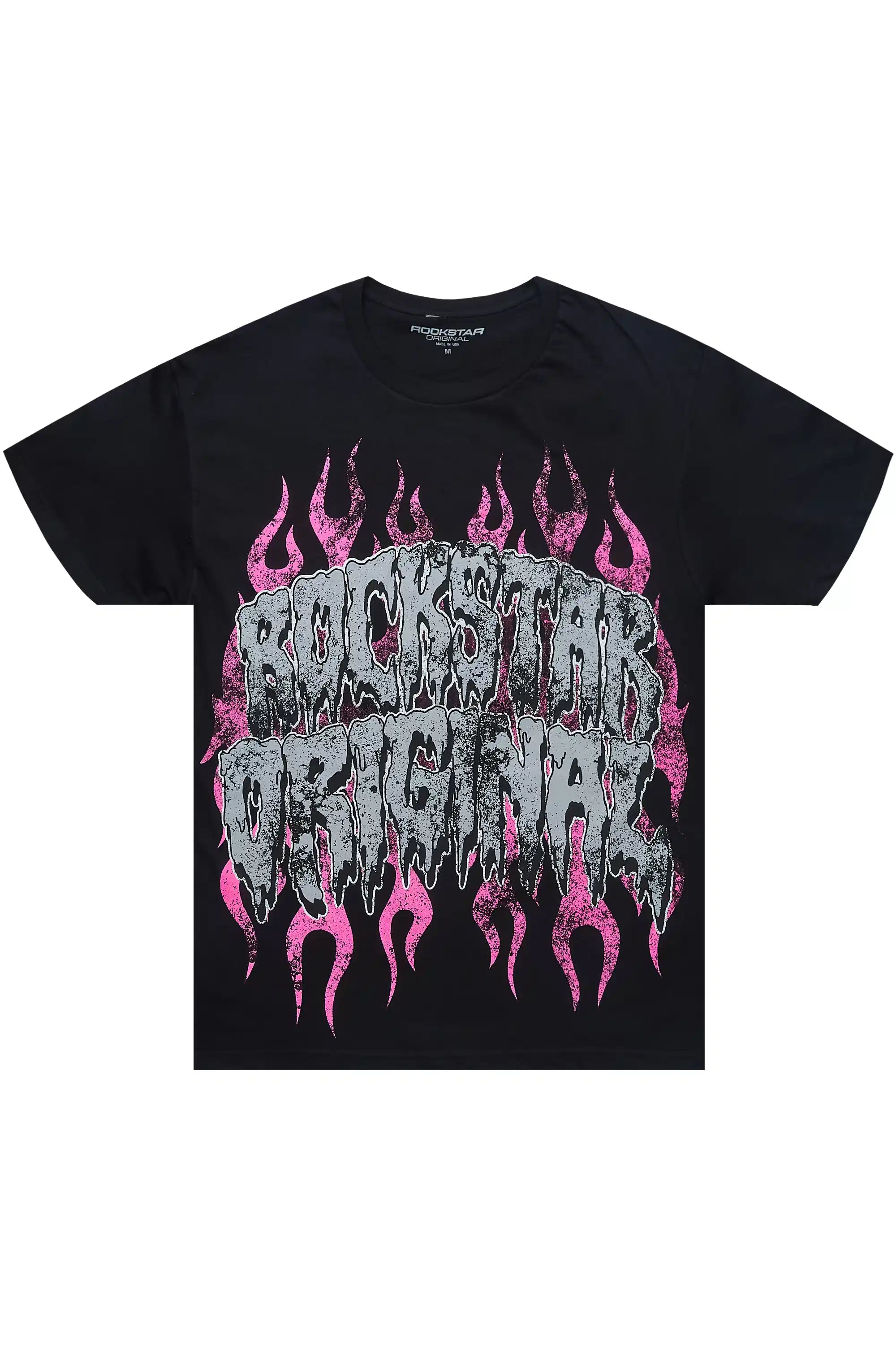 Trinia Black Oversized T-Shirt