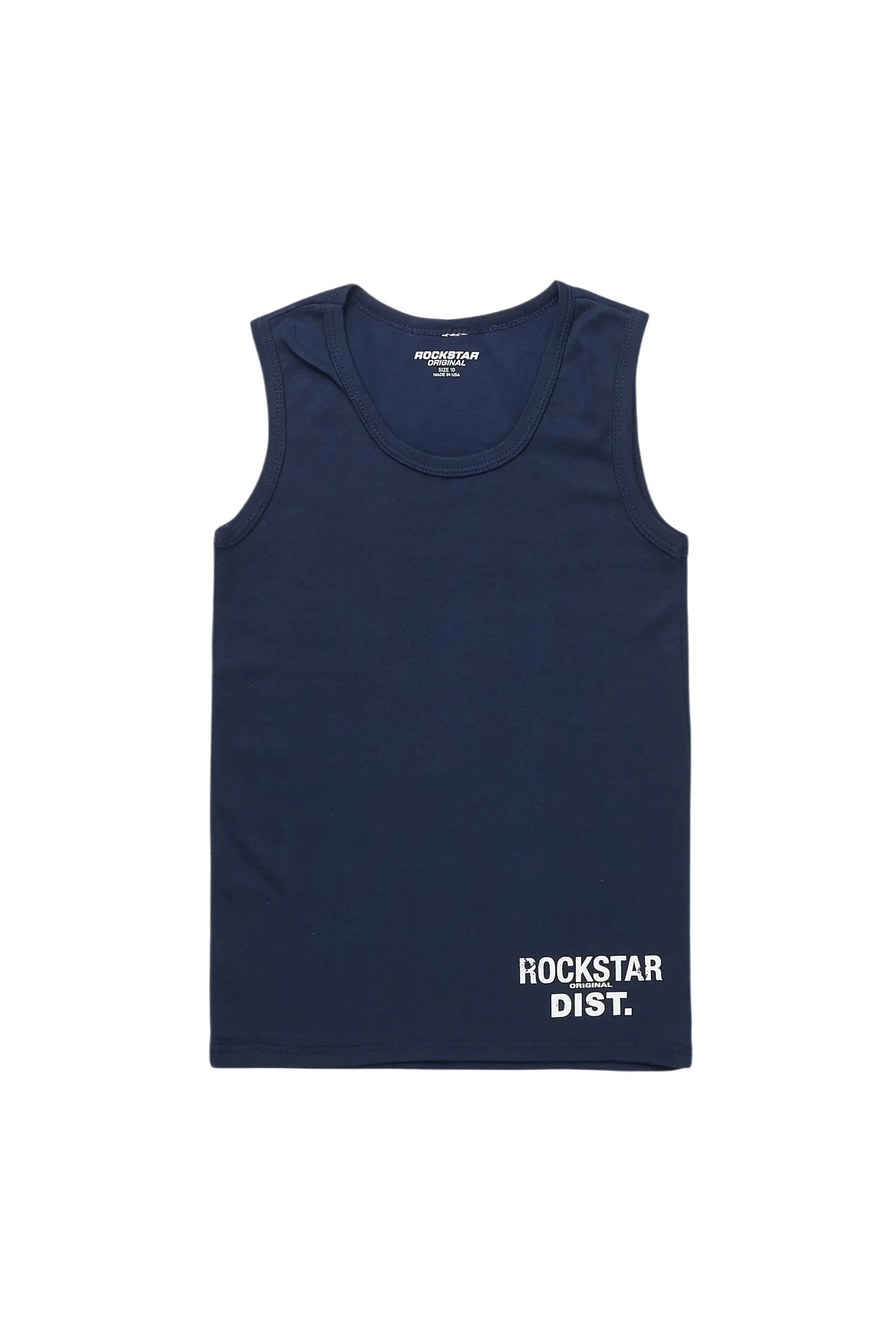 Boys Lake  Navy Tank Top