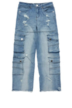 Boys Keylor Blue Baggy Fit Jean