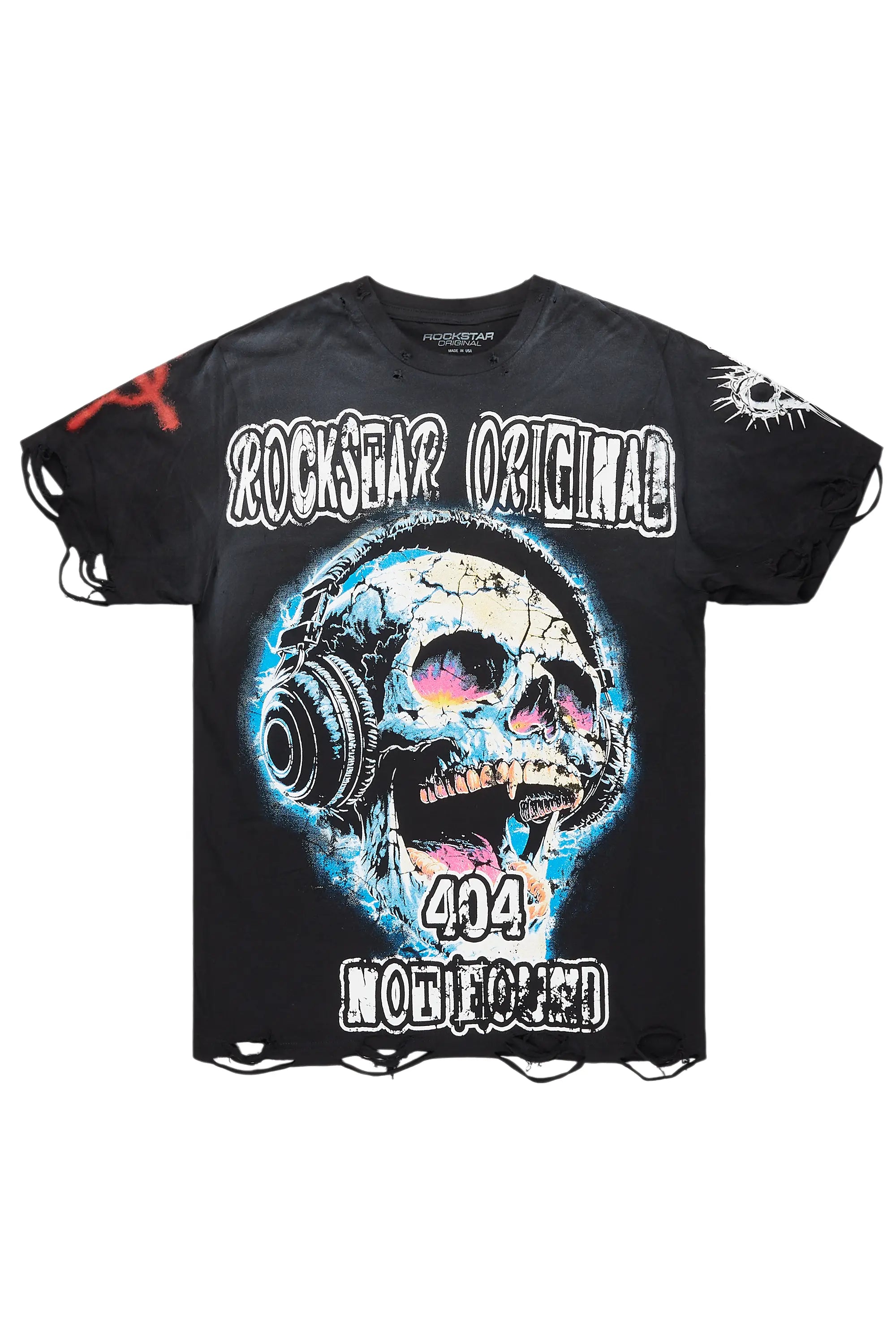 Amare Black Graphic T-Shirt