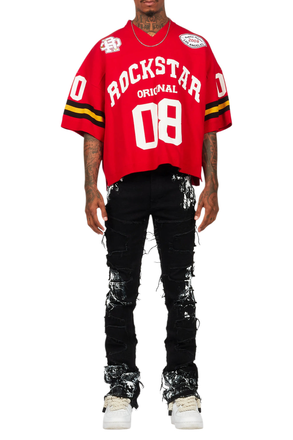 Nuno Red Knit Jersey