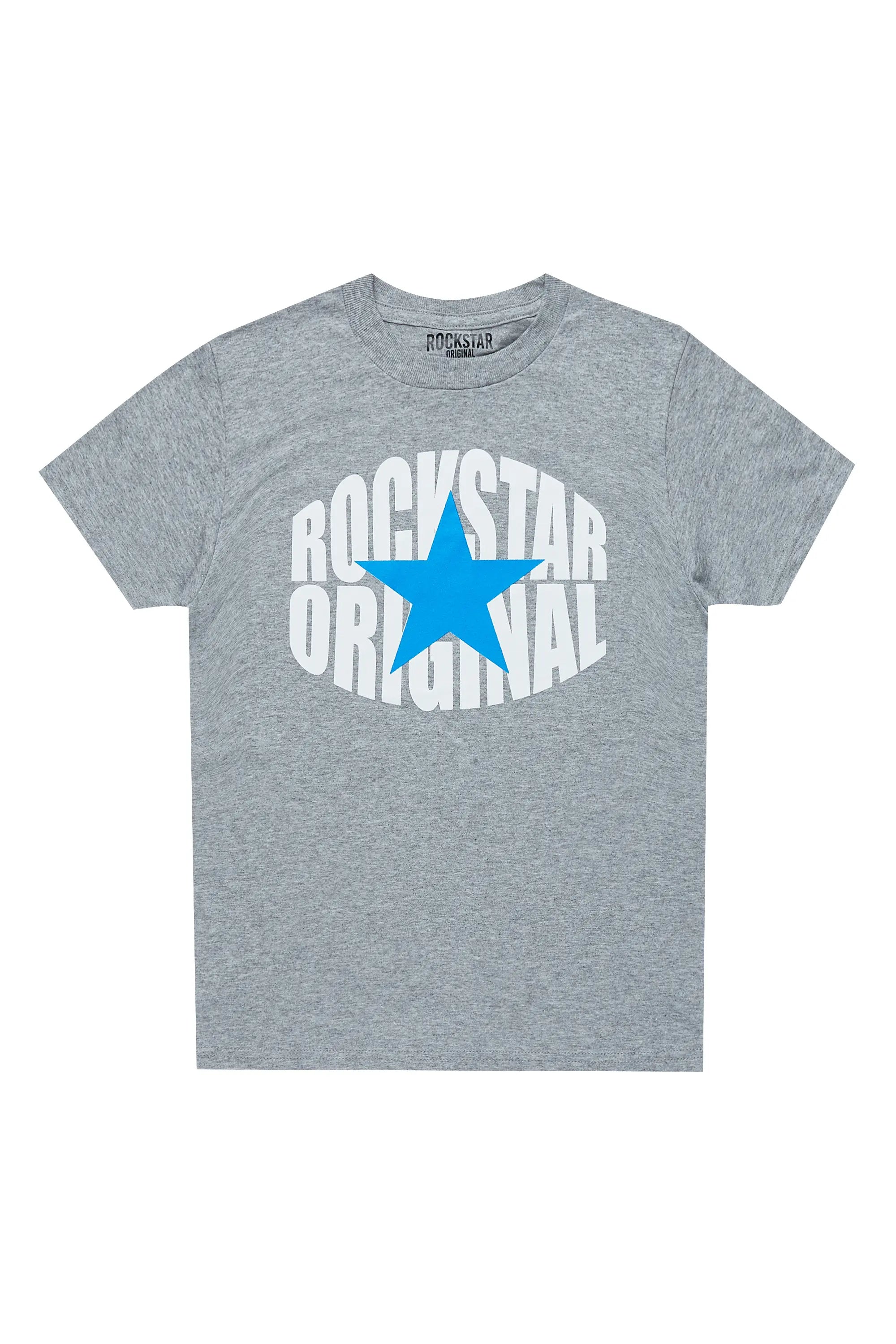 Boys Ezra Grey Graphic T-Shirt