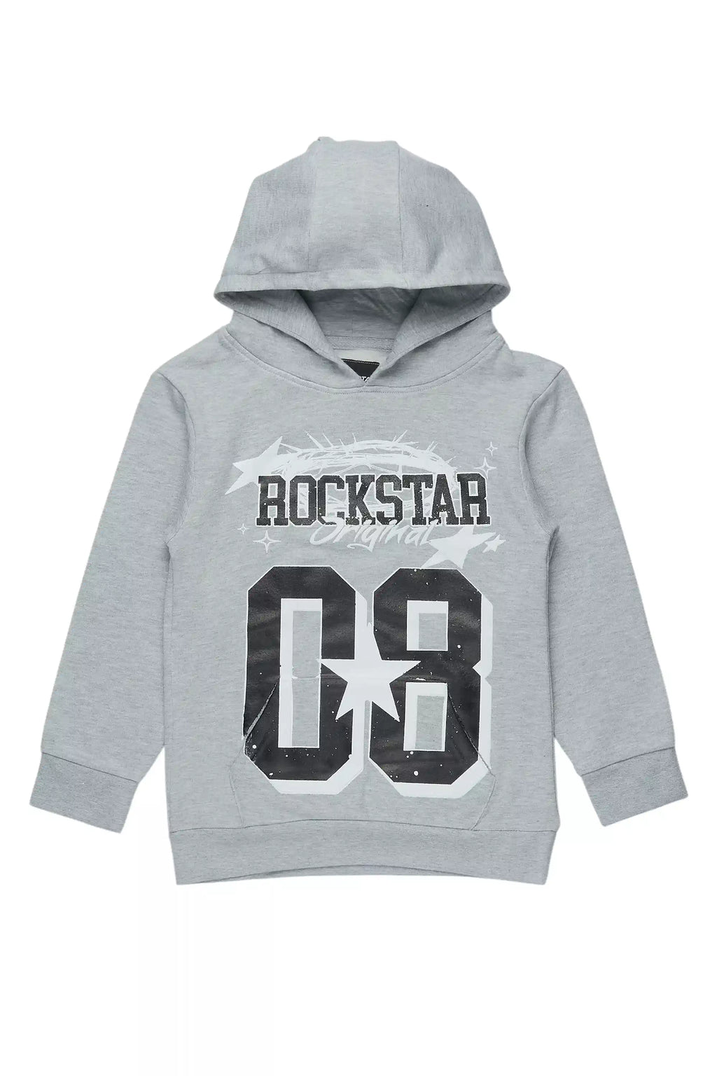 Boys Allstar Grey/Black Graphic Hoodie