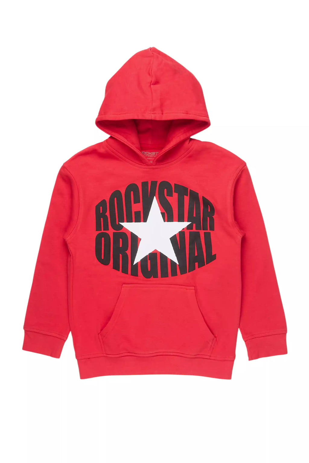 Boys Ezra Red Graphic Hoodie
