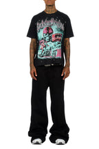 Reece Black Graphic Rhinestone T-Shirt