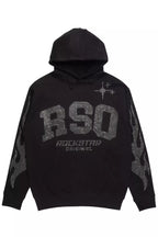 Parnella Black Rhinestone Hoodie