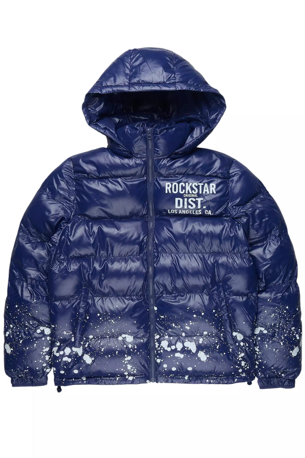 Raffer Navy Heavy Puffer Jacket