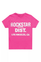 Girls Janny Fuchsia/White Graphic T-Shirt
