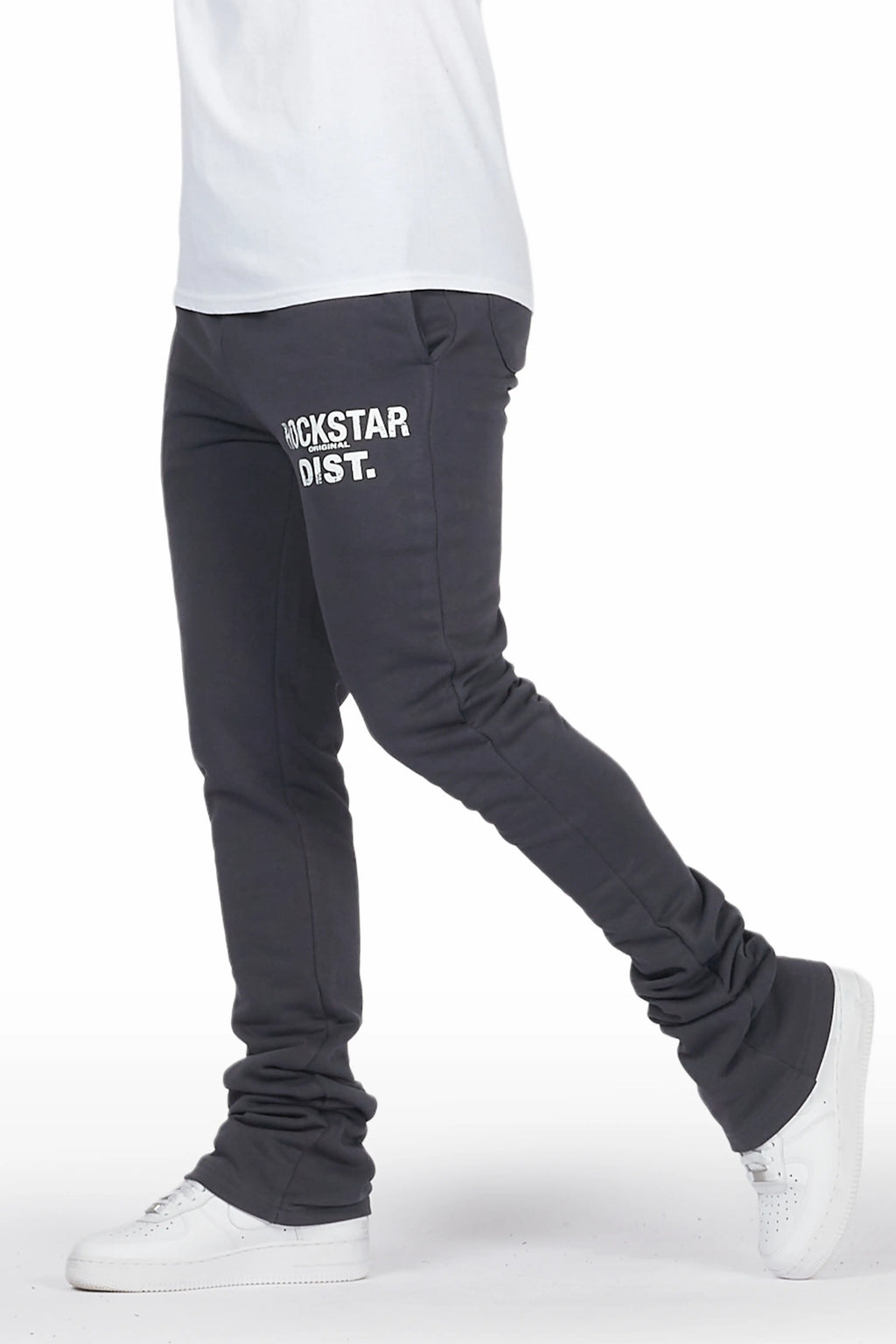 Alpine Charcoal Stacked Flare Pant