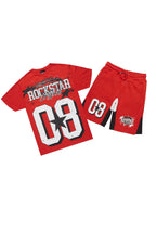 Allstar Red/White T-Shirt Short Set