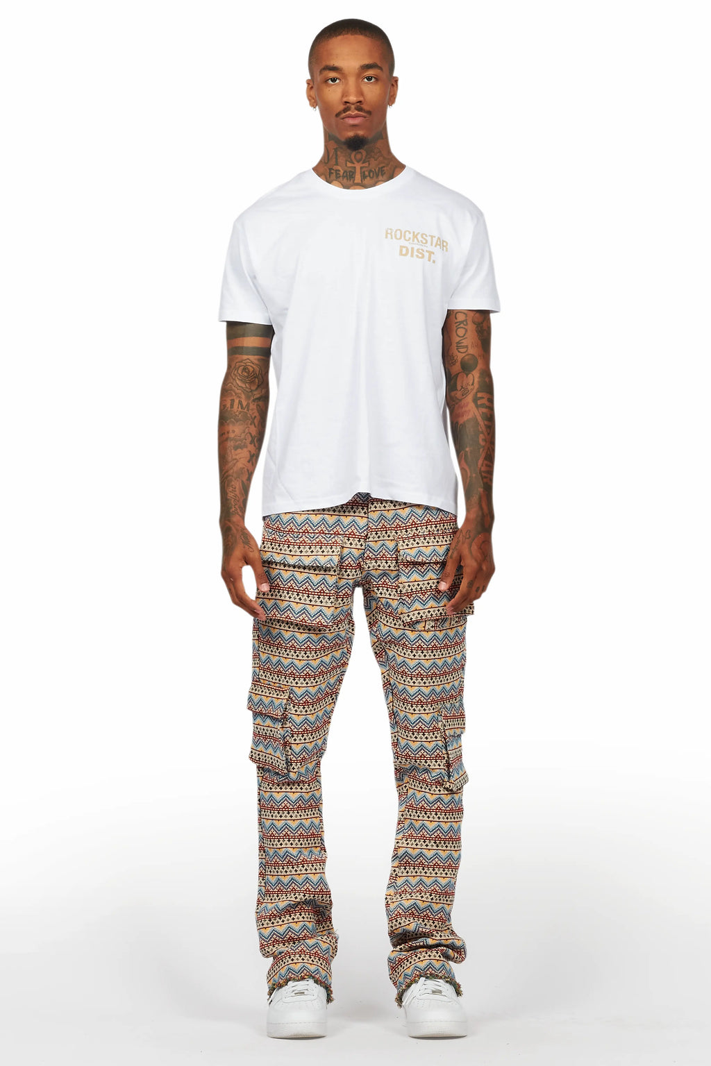 Lake White/Beige T-Shirt/Tapestry Jean Bundle