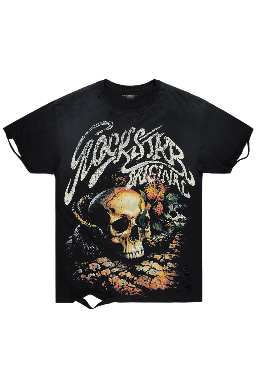 Anby Black Graphic Oversized T-Shirt