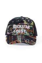 Tashyla Green Tapestry Trucker Hat