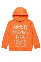 Boys M4 Toys Orange/White Graphic Hoodie