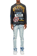 Kodak Blue Painter Stacked Flare Jean