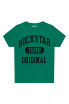 Boys Members Green/Black Graphic T-Shirt