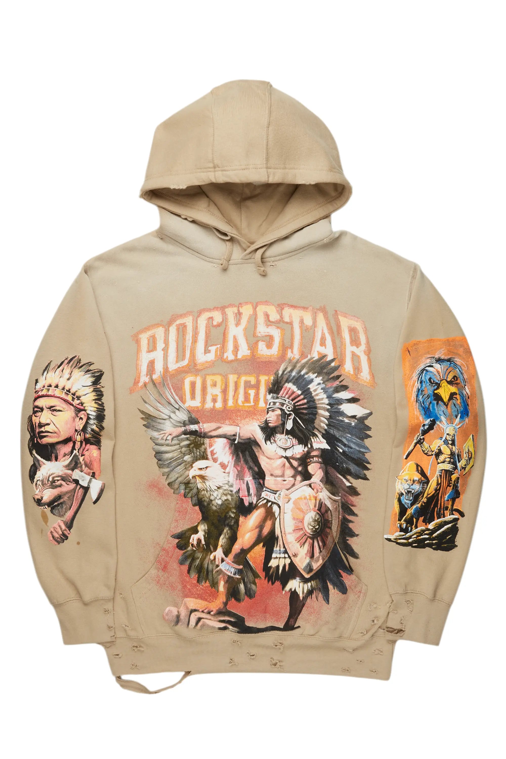 Ferris Oatmeal Graphic Hoodie