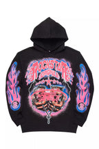 Cairo Black/Fuchsia Graphic Hoodie