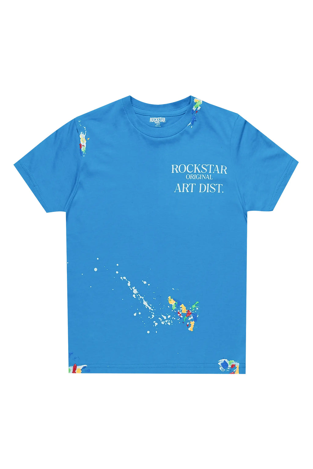 Boys Palmer Turquoise Graphic T-Shirt
